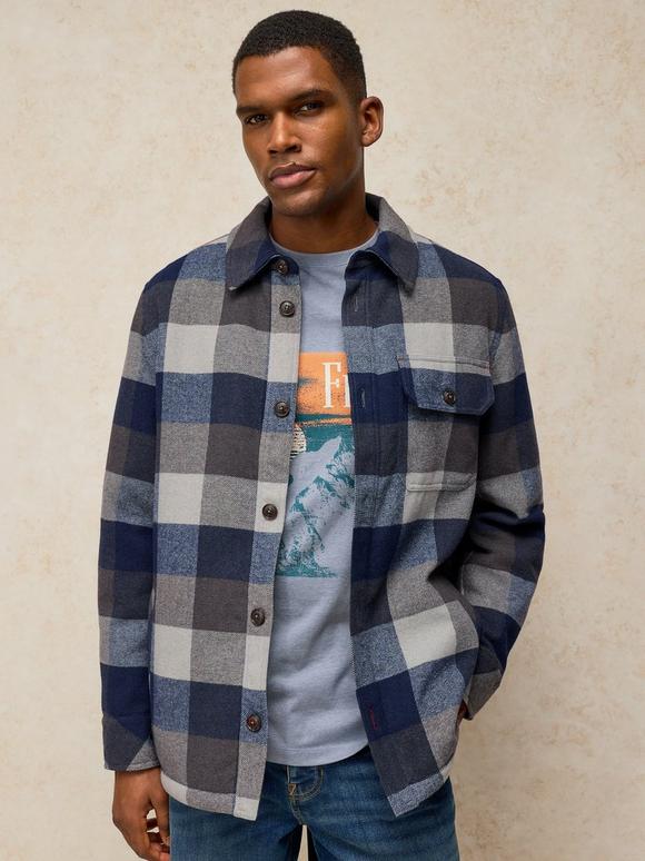 HETTON CHECK BORG LINED JACKET