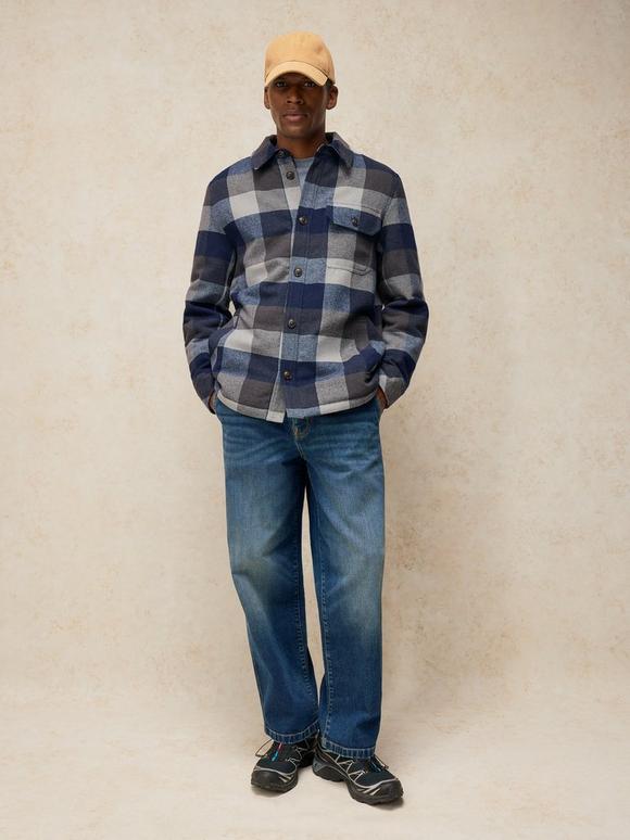 HETTON CHECK BORG LINED JACKET