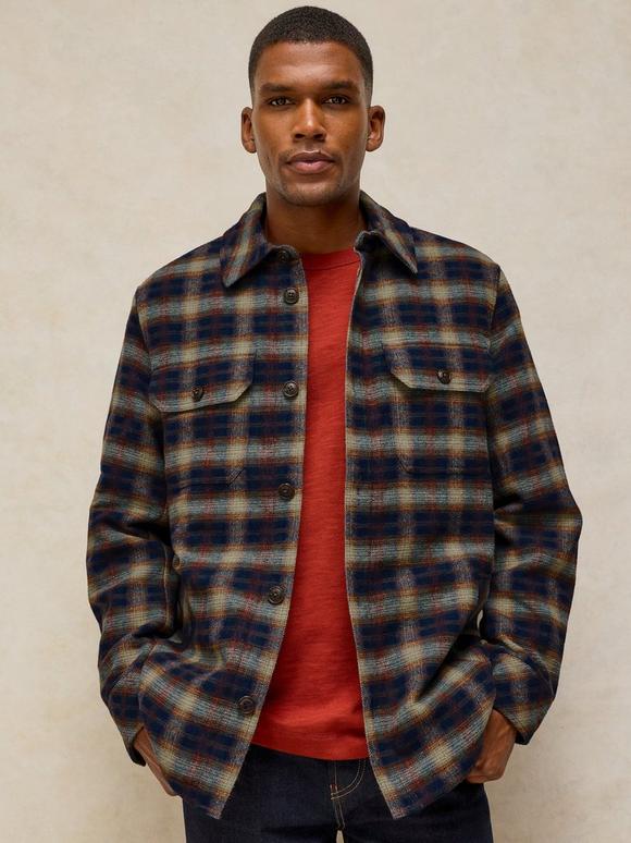 HETTON CHECK BORG LINED JACKET