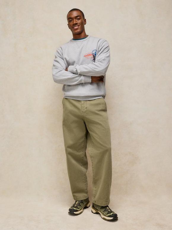 WALKER GARMENT DYE WIDE JEAN