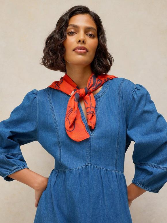 KRYSTIN DENIM DRESS