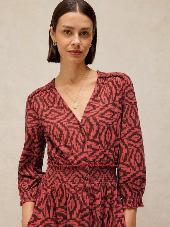 JONIE SHIRRED DRESS