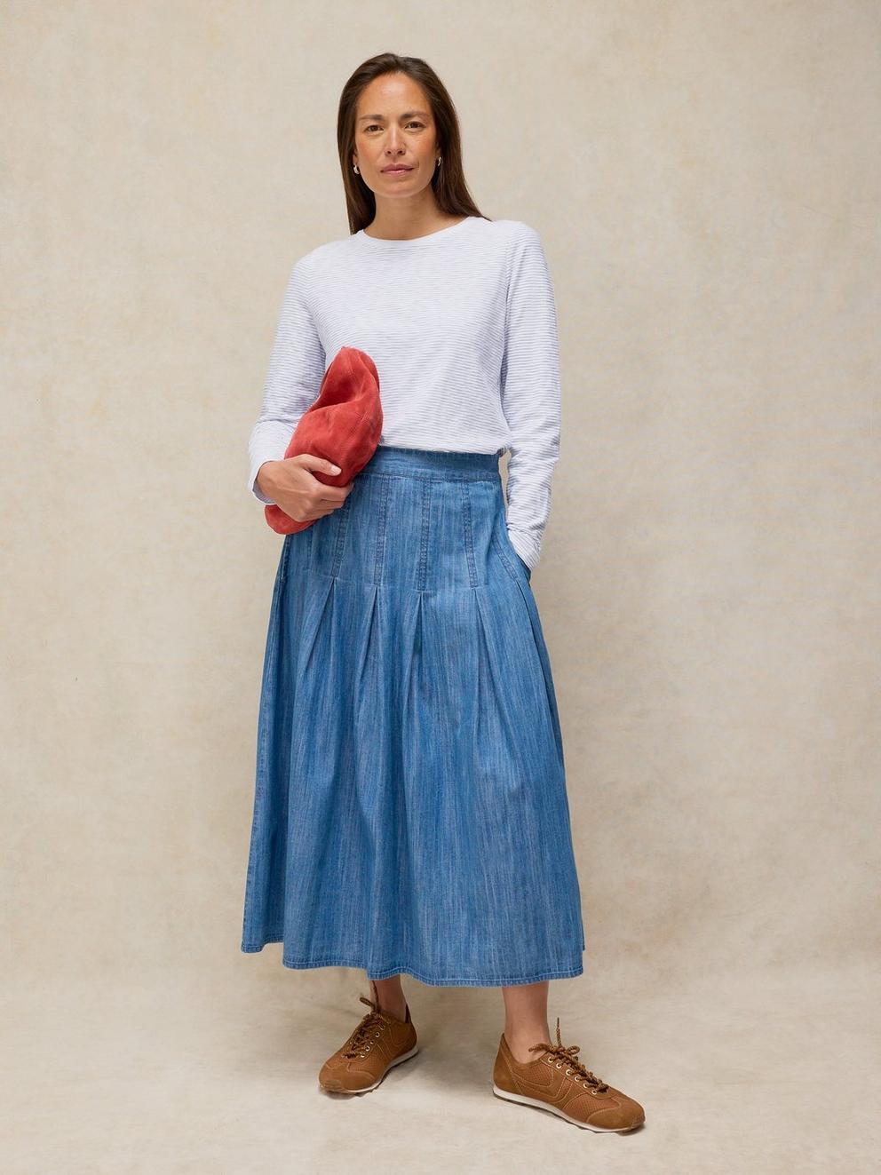 CLARA LS TEXTURE TEE