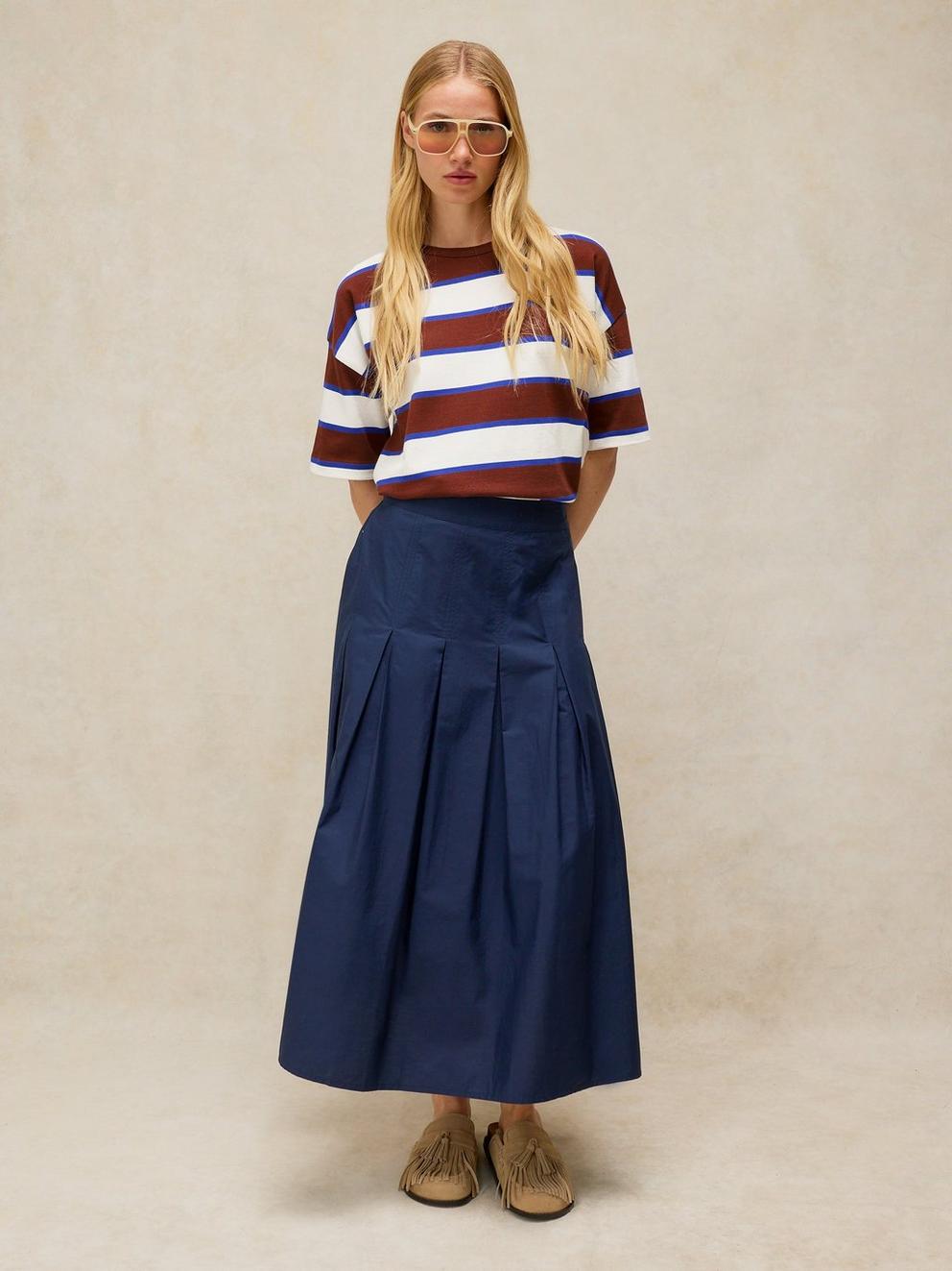KAT STRIPE MIDWEIGHT TEE