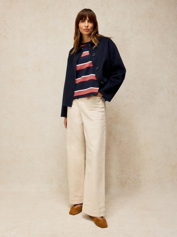 KAT STRIPE MIDWEIGHT TEE