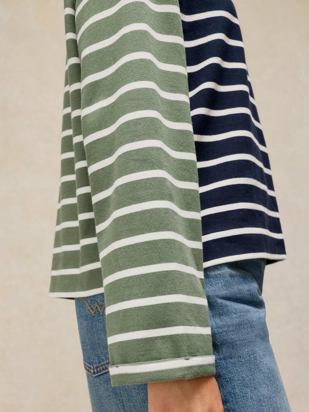 KIM STRIPE LS TEE