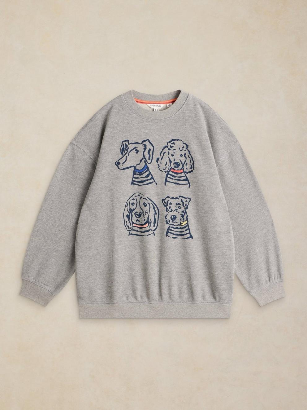 CLEO LONGLINE GRAPHIC SWEAT