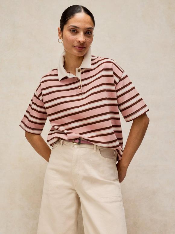 RUBY RUGBY STRIPE TOP
