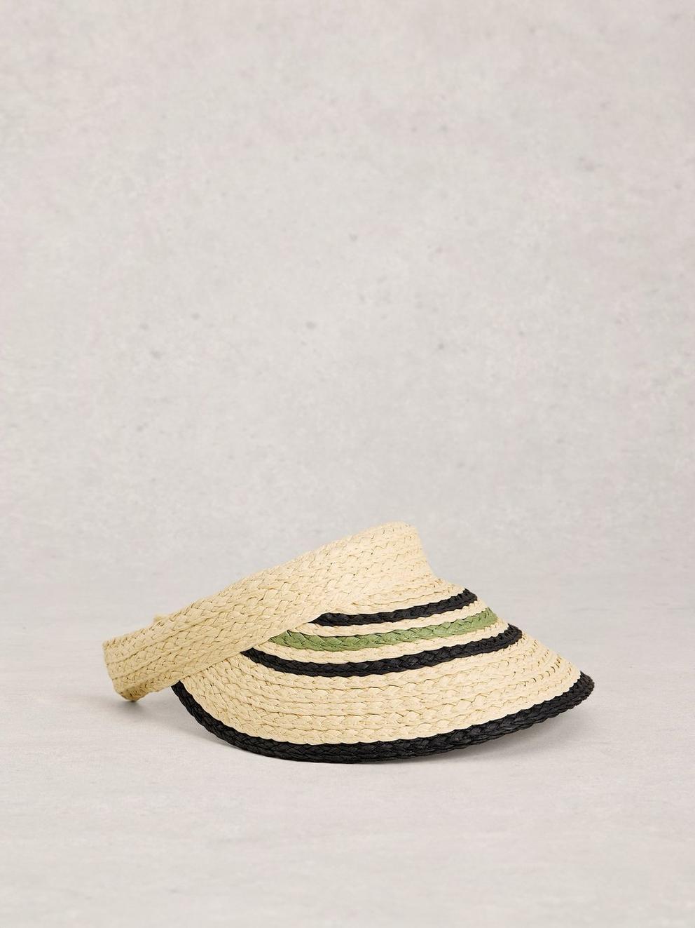 Woven Stripe Visor