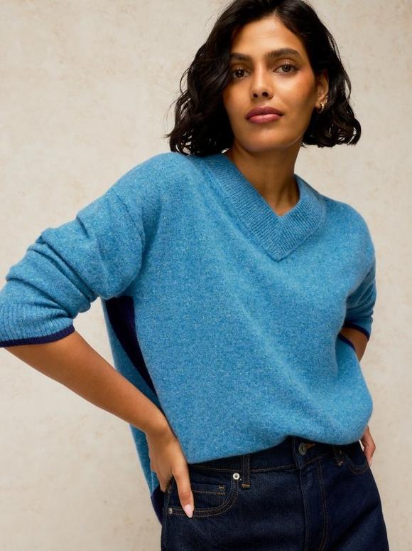 CASHMERE V NECK JUMPER