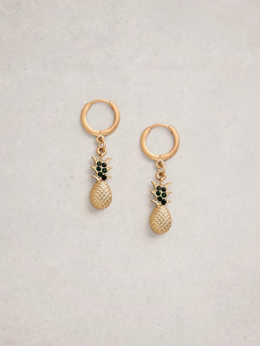 Pineapple Drop Earrings