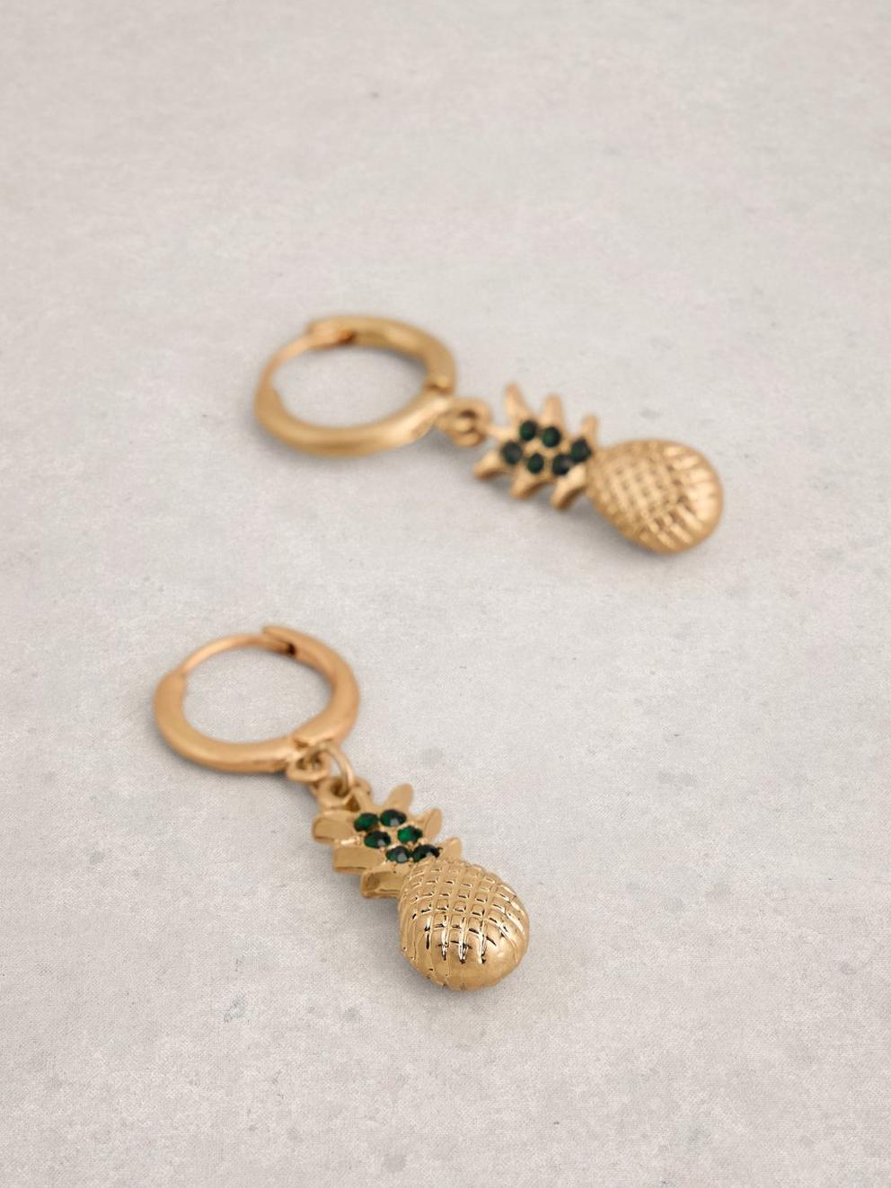 Pineapple Drop Earrings