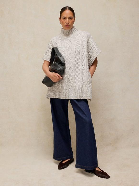 CABLE STITCH PONCHO