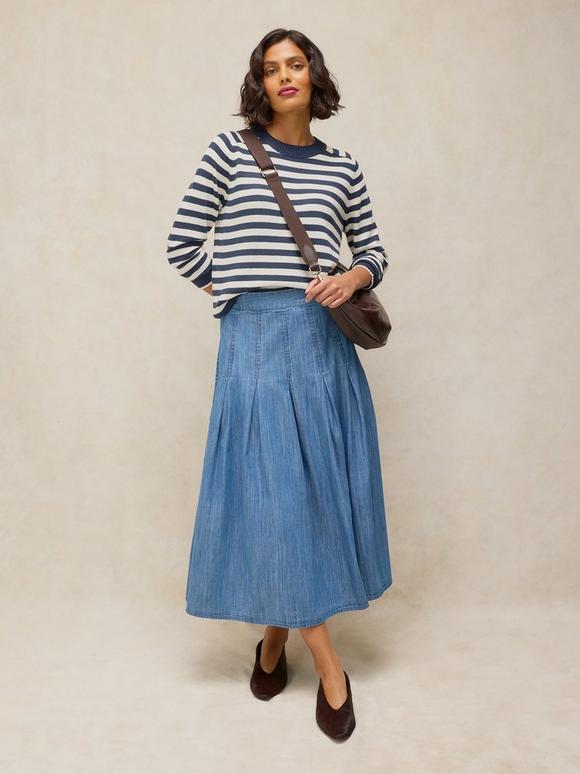 MARLOWE DENIM SKIRT