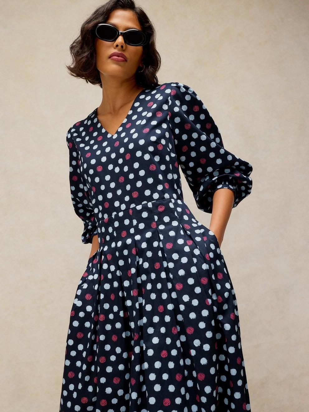 SIERRA PLEAT DRESS