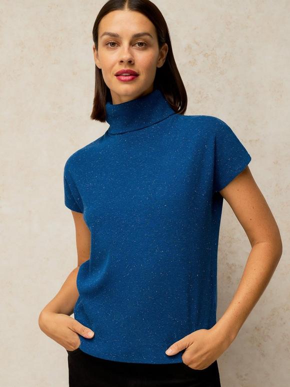 LOLA SPARKLE ROLL NECK