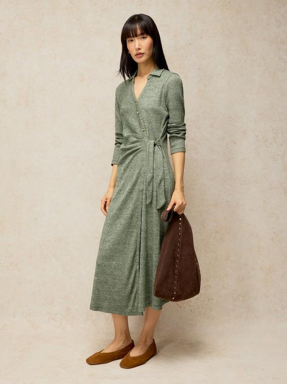 YARA TIE SIDE SHIRT DRESS