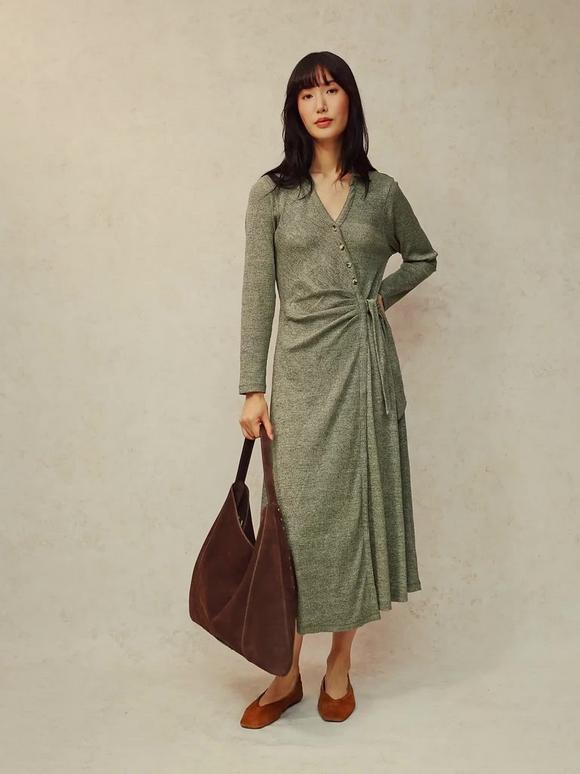 YARA TIE SIDE SHIRT DRESS