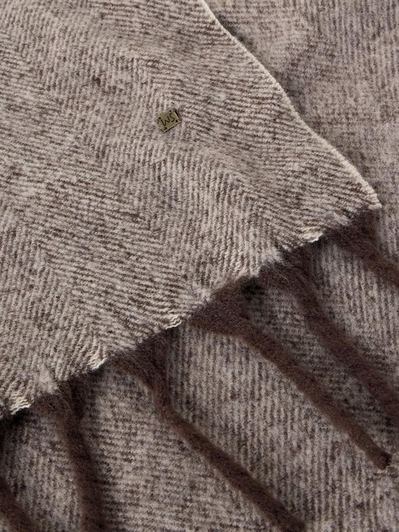 BRUSHED HERRINGBONE SCARF