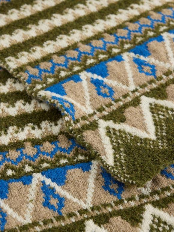 FAIRISLE KNIT SCARF