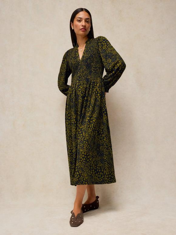 ADA SHIRRED DRESS