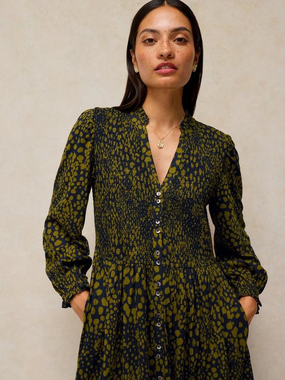 ADA SHIRRED DRESS