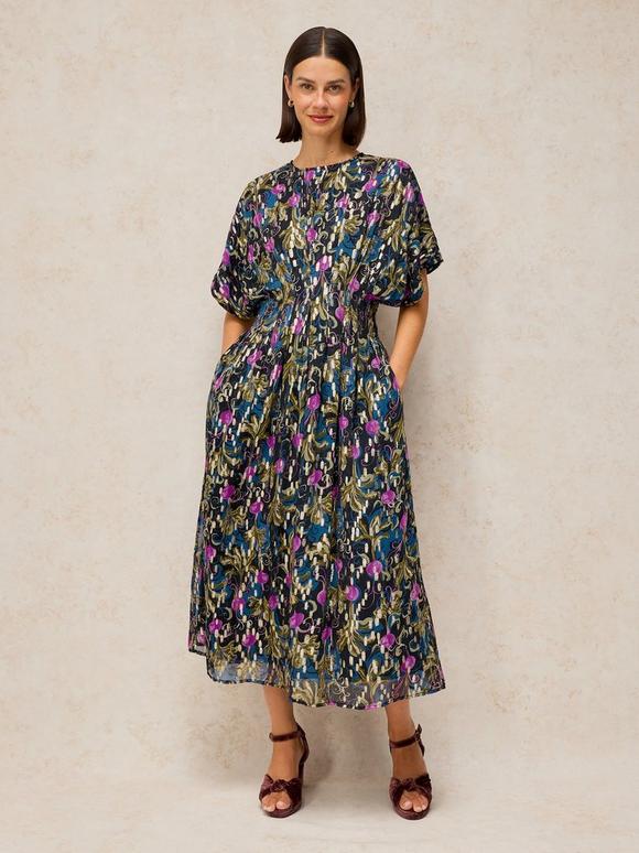 KATIE PLEAT DRESS