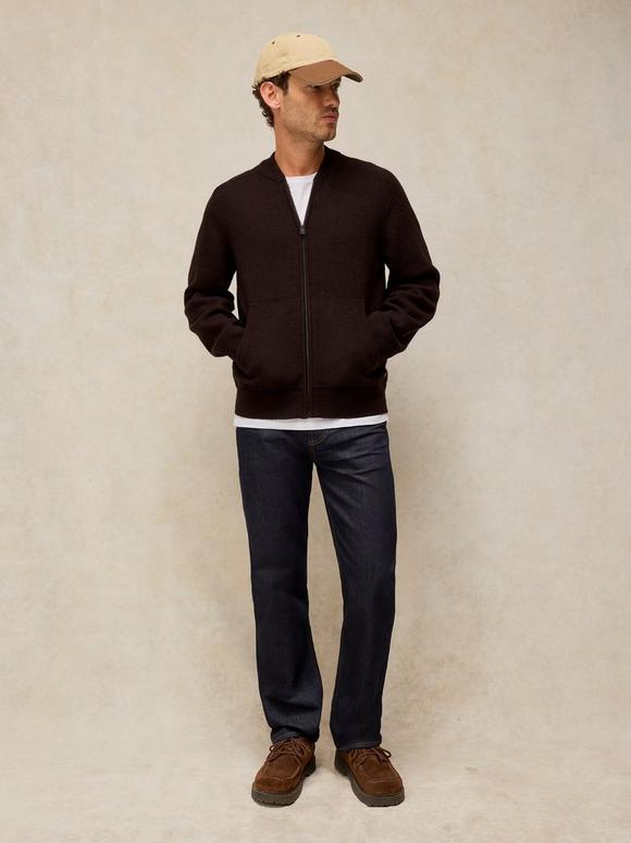 BEXLEY BOMBER ZIP CARDIGAN