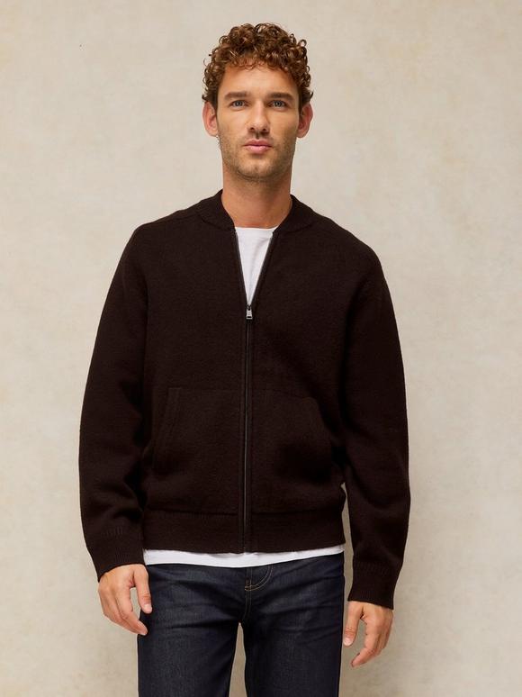 BEXLEY BOMBER ZIP CARDIGAN