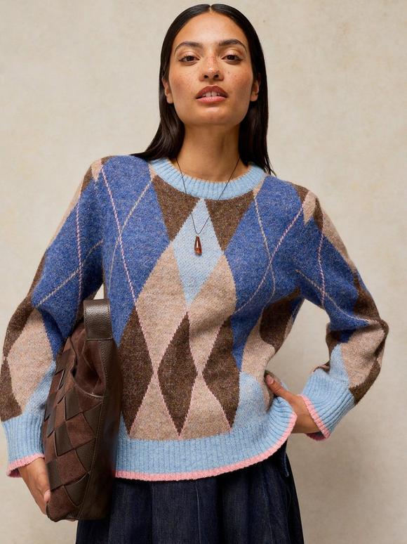 ARGYLE JUMPER