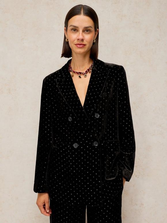 SASHA VELVET BLAZER