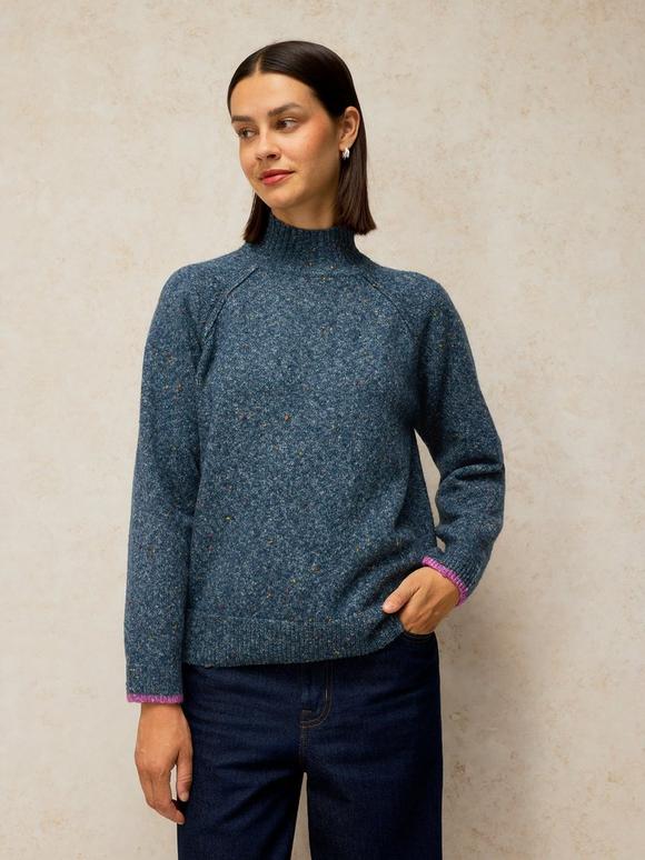 TALIA NEP HIGH NECK JUMPER