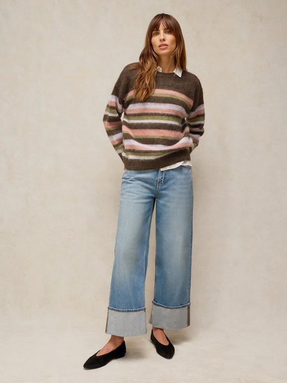 BLURRED STRIPE JUMPER