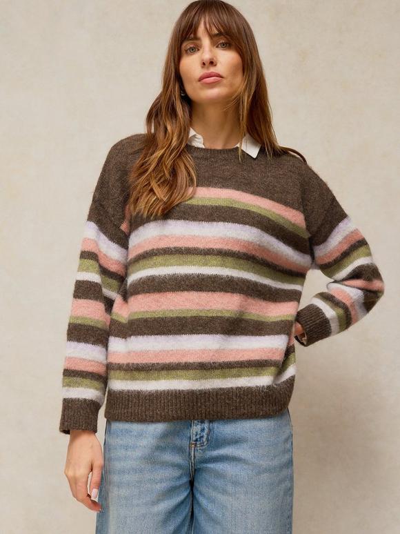 BLURRED STRIPE JUMPER
