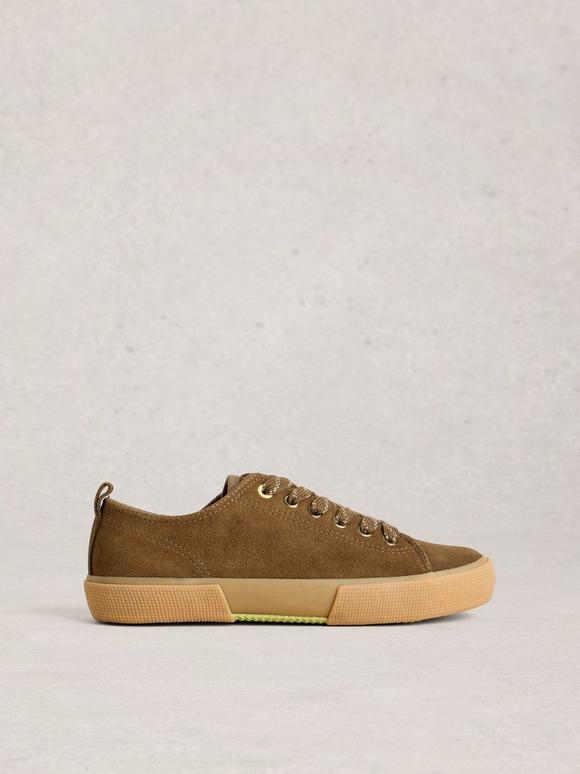 Pippa Suede Lace Up Trainer