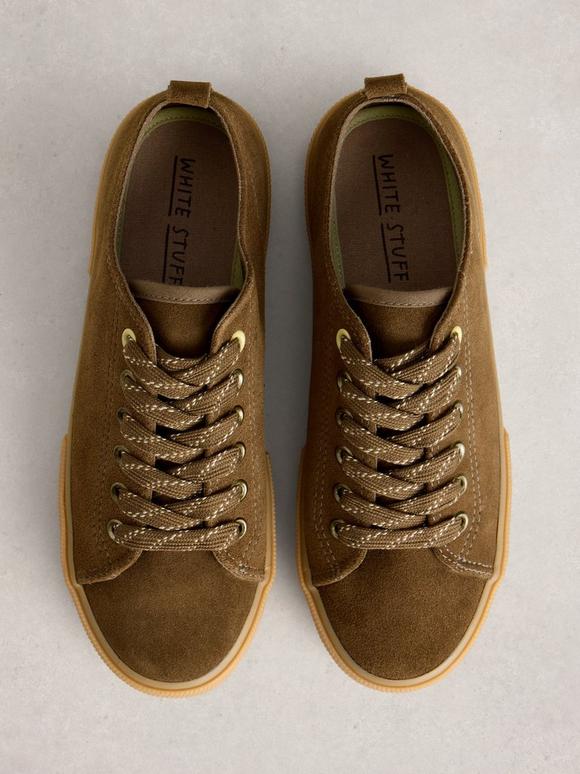 Pippa Suede Lace Up Trainer