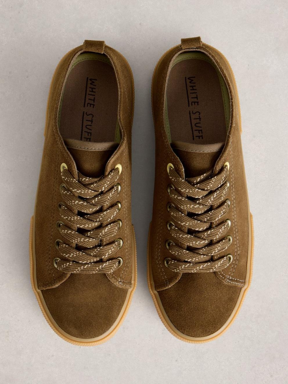 Pippa Suede Lace Up Trainer