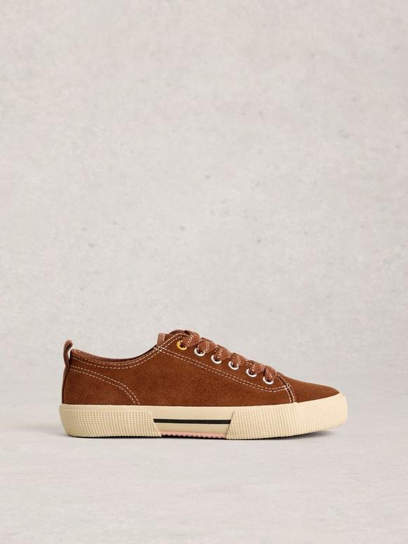 Pippa Suede Lace Up Trainer