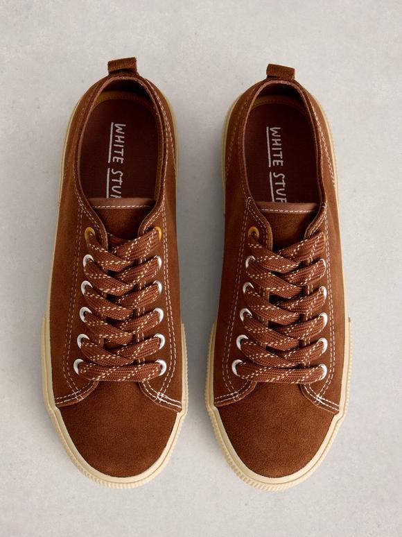 Pippa Suede Lace Up Trainer