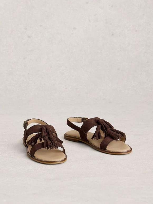 Tala Suede Tassel Sandal
