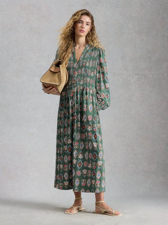 Ada Shirred Jersey Dress
