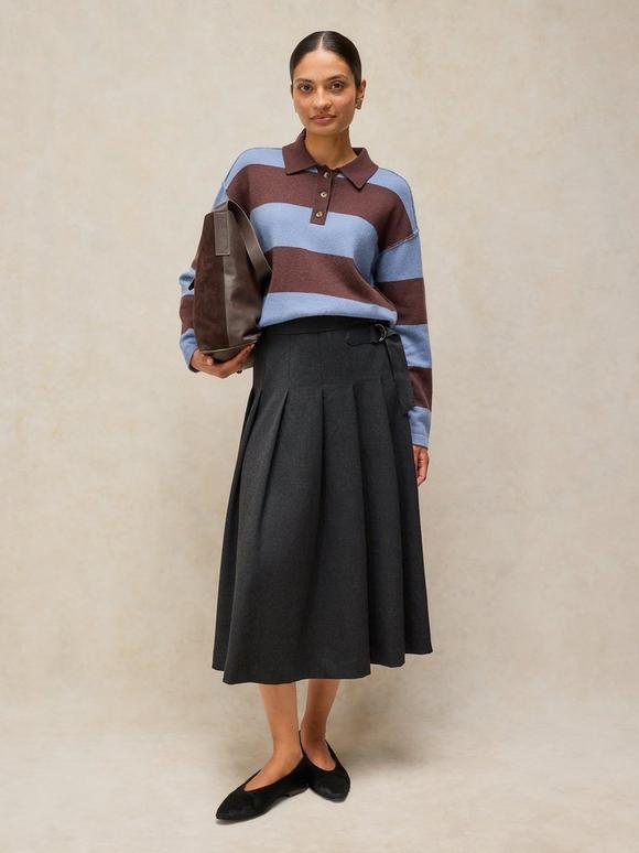KALI FLANNEL KILT SKIRT