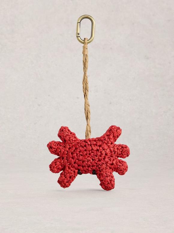 Crab Crochet Bag Charm