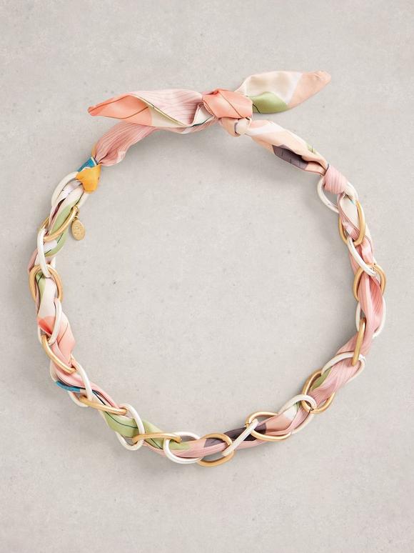 Janna Link Scarf Necklace