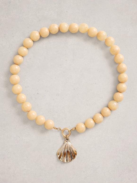 Chunky Shell Charm Necklace