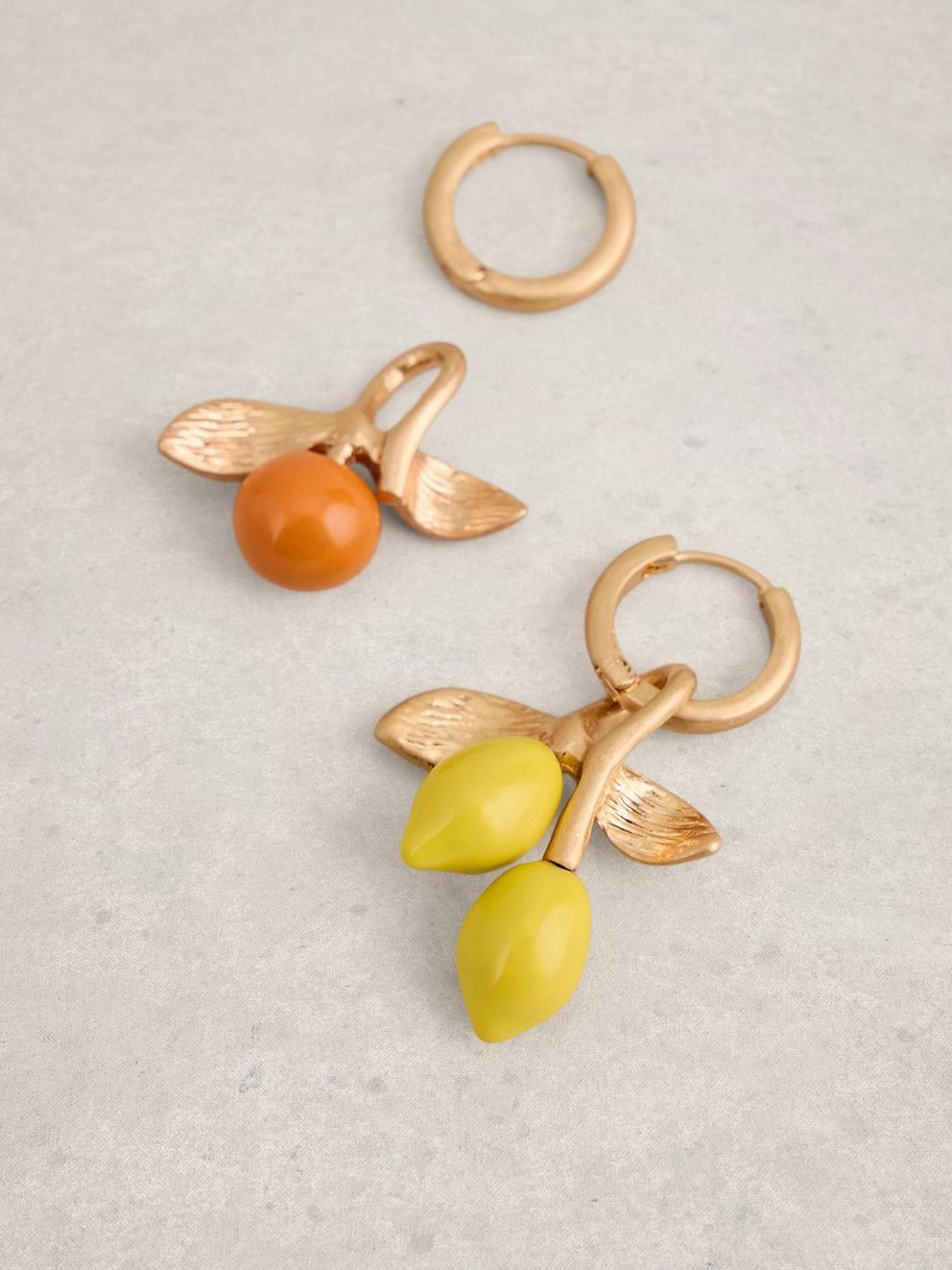 Citrus Mismatch Earring