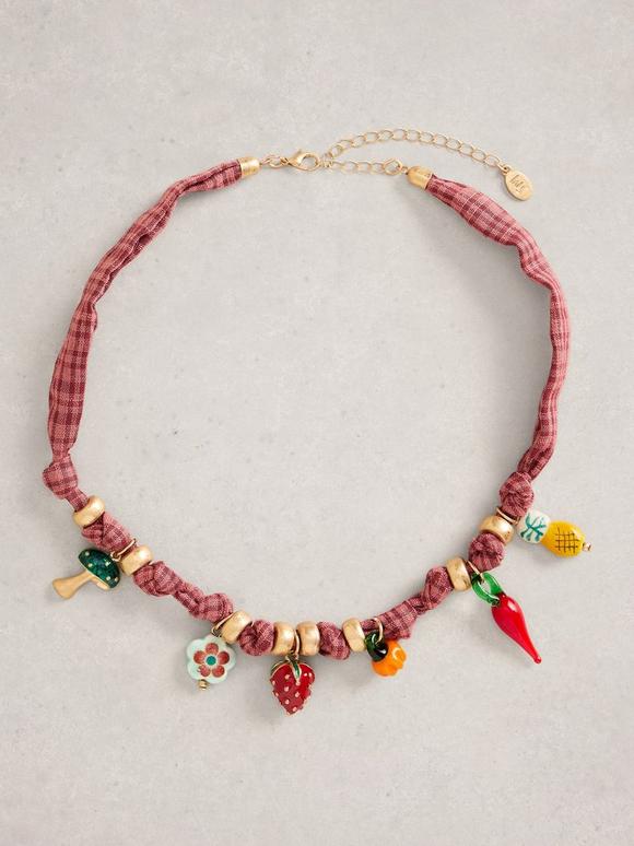 Scarf Charm Necklace