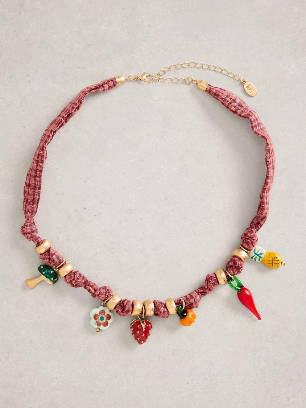 Scarf Charm Necklace