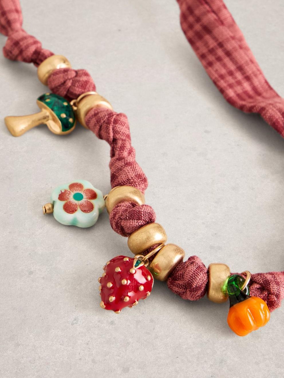 Scarf Charm Necklace