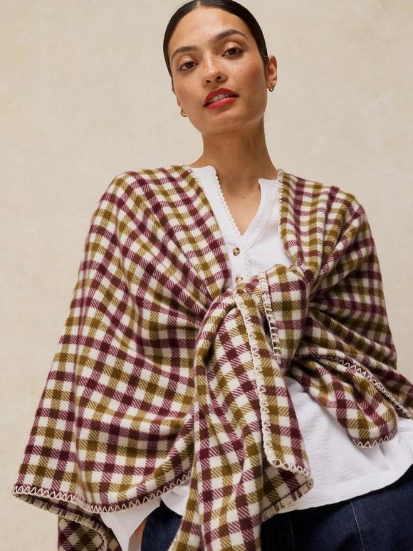 CHECK PONCHO
